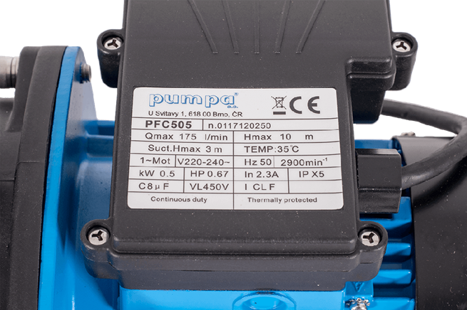 PUMPA blue line PFC-505 bazénové čerpadlo