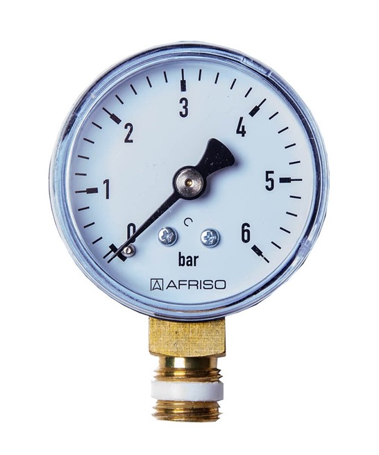 Manometr RF50 G1/4"A spodní připojení 0-6bar