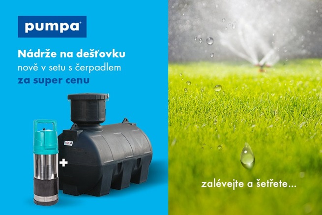 PUMPA RAIN SET LKS 10 000 l - set pro dešťovou vod