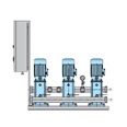 Calpeda 3MXV-B čerpací stanice se třemi vertikálními článkovými čerpadly + 1 nebo 2 frekvenční měniče