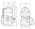 LEADER PUMPS EASY DW 400 univerzální kalové čerpadlo