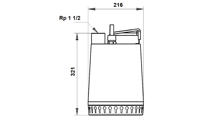 GRUNDFOS UNILIFT AP.12 ponorná kalová čerpadla