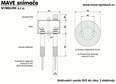 MAVE vodivostní sonda do víka-dvojitá