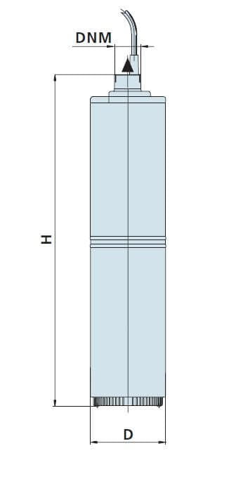 SPERONI SCM 4-F 1,1kW ponorné čerpadlo 230V (6")