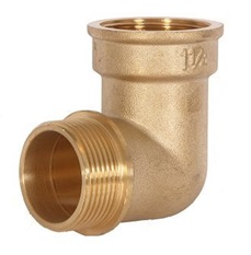 Brass elbows