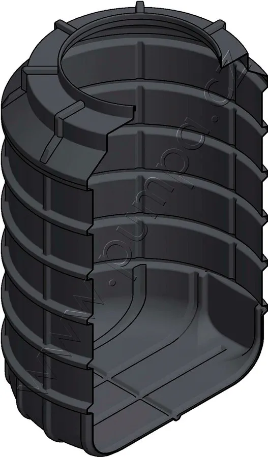 PUMPA black line Box 1110/1940 приймальний резервуар без обладнання з кришкою