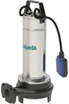 Calpeda GQGM submersible pumps with high power grinder 230V