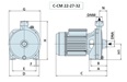 SPERONI CM odstředivá čerpadla s 1 oběžným kolem 230V