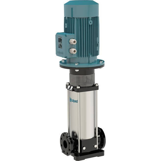 Calpeda MXV 65-32xx vertical IN-LINE multi-stage pump in stainless steel INOX
