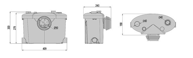 Čerpacie zariadenie PumpaLift WC-3