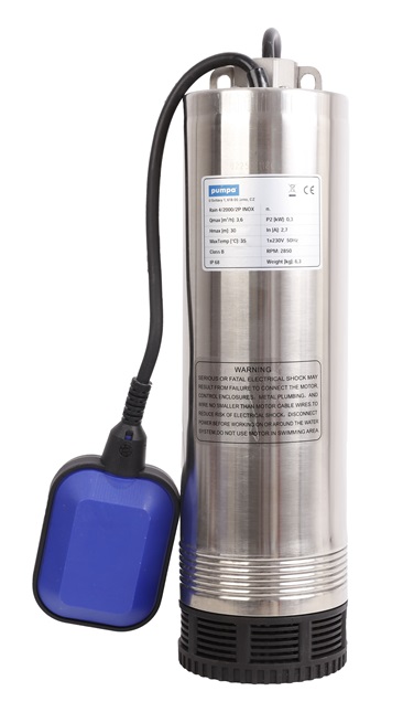 PUMPA Rain 4” ponorné čerpadlo 230V