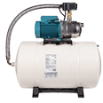 Calpeda pressure booster pump with NGX stainless steel pump and GWS pressure vessel 3x400V