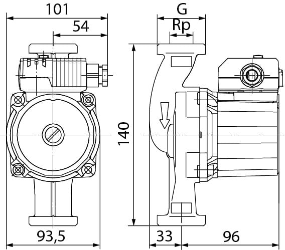 WILO Star Z 20/1 230V PN10 | Pumpa