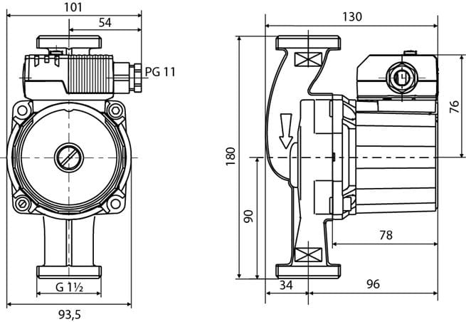 WILO Star Z 25/2 230В PN10