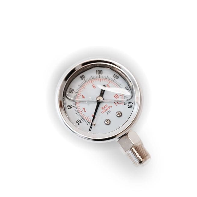 Manometr glycerinový 0-10bar pr.50mm spodní připojka