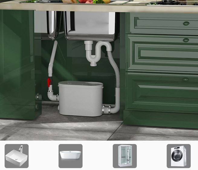 PUMPA PumpaLift C-2 230V 0,4kW pumping system up to 90°C 2 inlets