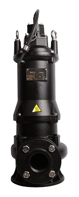 PUMPA black line 50BLK22.2 HT 400V 2,2kW, sludge pump, channel impeller, 20mm clearance, cable 15m, max. temperature 80°C