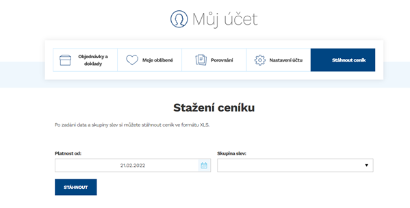 Stáhnout ceník