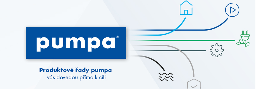 vlastní produktové řady pumpa
